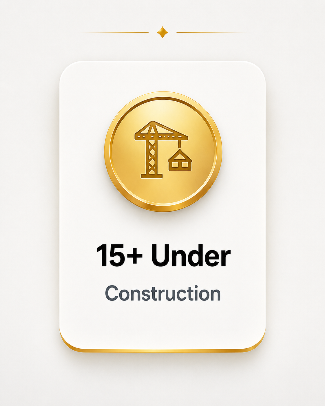 15 plus under construction showcase card