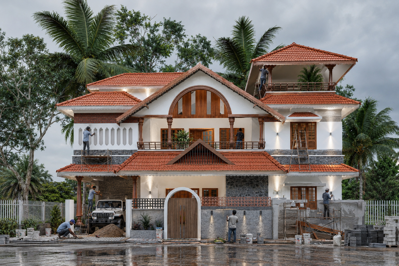 Facade detailing and finish refinement
